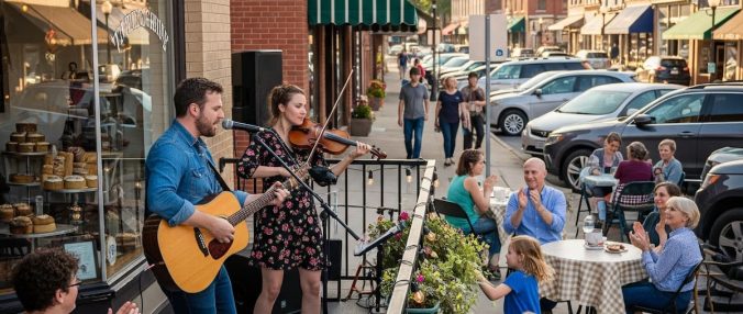 Live music in coffee shops